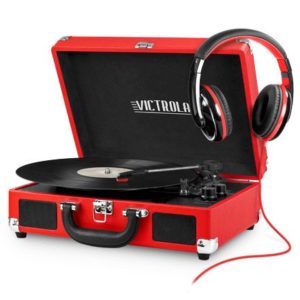 victrola-nostalgic-3-speed-vintage-bluetooth-suitcase-turntable-with headphones