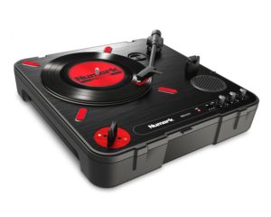 Numark PT01 Scratch Portable Turntable with Built-In DJ Scratch Switch overall